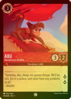 Abu (Mischievous Monkey) - 103/204 - Common (Foil)