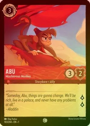 Abu (Mischievous Monkey) - 103/204 - Common (Foil)