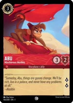 Abu (Mischievous Monkey) - 103/204 - Common