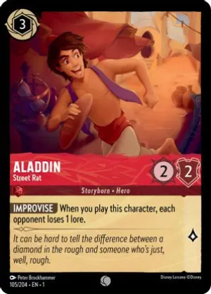 Aladdin (Street Rat) - 105/204 - Common