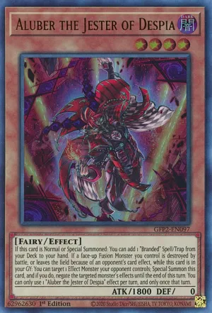 Aluber the Jester of Despia - GFP2-EN097 - Ultra Rare - 1st Edition