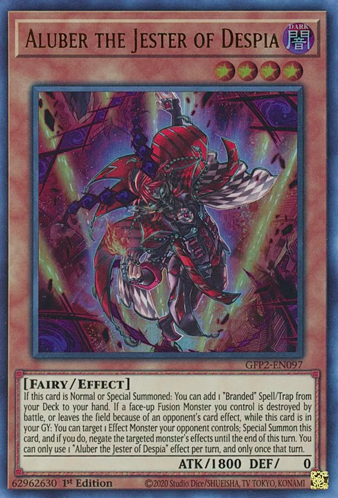 Aluber the Jester of Despia - GFP2-EN097 - Ultra Rare - 1st Edition