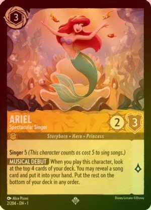 Ariel (Spectacular Singer) - 2/204 - Super Rare (Foil)