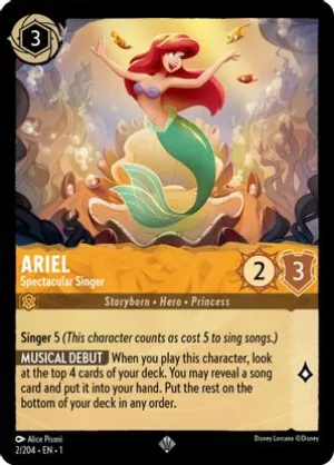 Ariel (Spectacular Singer) - 2/204 - Super Rare