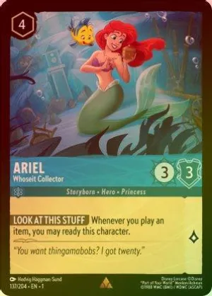 Ariel (Whoseit Collector) - 137/204 - Rare (Foil)