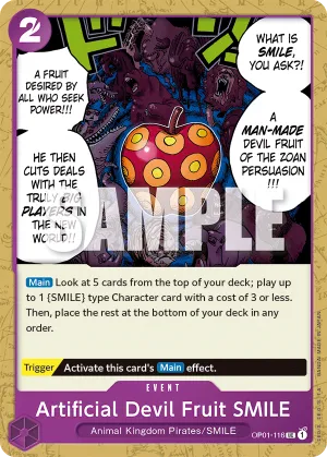 Artificial Devil Fruit SMILE - OP01-116 - Uncommon
