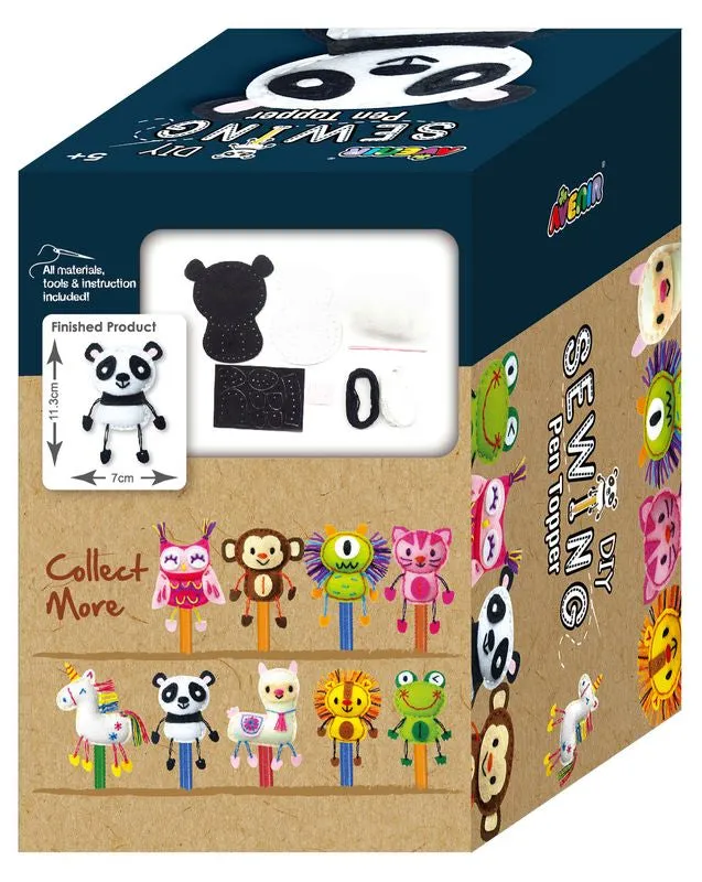 Avenir Diy Sewing Pen Topper Panda