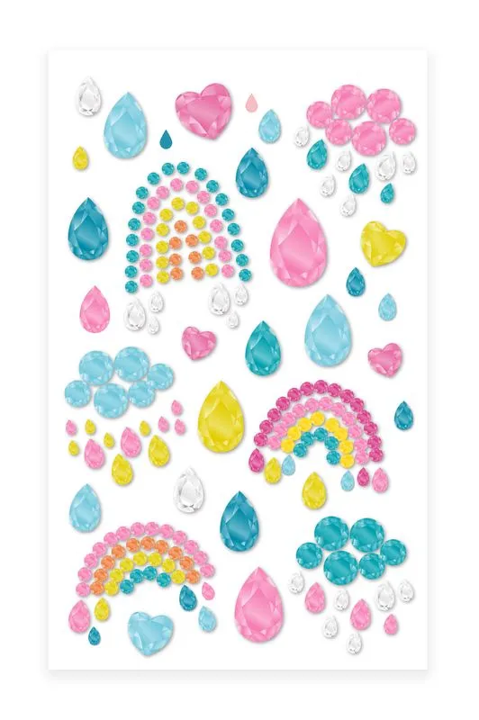 Avenir Gem Stickers Rainbows