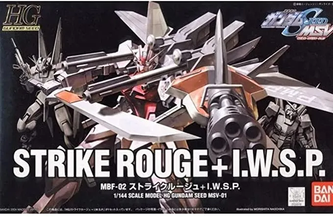 Bandai: Gunpla - HGSEED - MSV - #01 MBF-02 Strike Rouge   I.W.S.P. 1/144