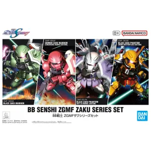 Bandai: Gunpla - SDBB - Mobile Suit Gundam ZGMF Zaku Series Set