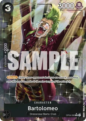 Bartolomeo (PRB01) (Alternate Art) - OP04-089 - Rare