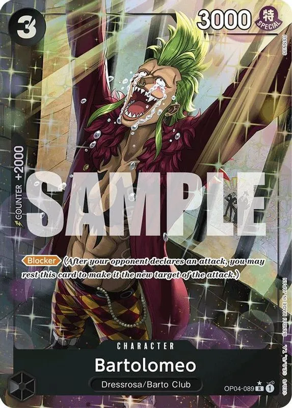 Bartolomeo (PRB01) (Alternate Art) - OP04-089 - Rare