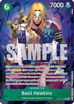 Basil Hawkins (Parallel) - OP07-029 - Super Rare