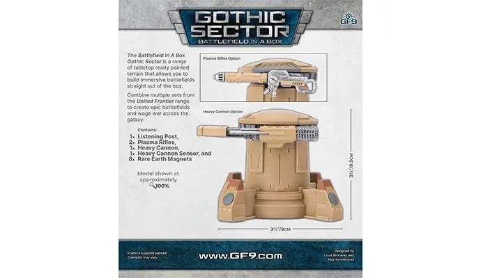 Battlefield in a Box - Gothic Sector United Frontier Listening Post