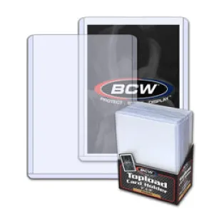 BCW - 25ct Toploader - 3 x 4 Premium Card Holder