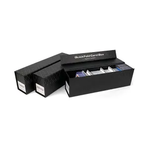 BCW - Quickfold Card Box 3-Pack: For Toploaders & Magnetics