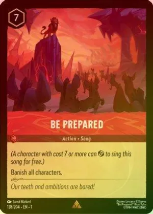 Be Prepared - 128/204 - Rare (Foil)