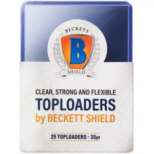 Beckett Shield - 25ct Toploaders - 35pt