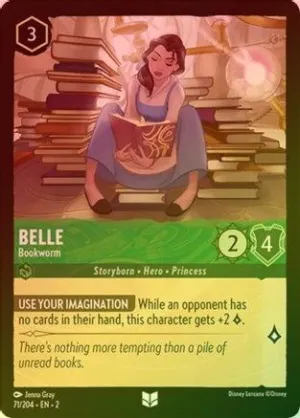 Belle (Bookworm) - 71/204 - Uncommon (Foil)