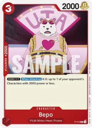 Bepo (One Piece Film Red) - P-019 - Promo