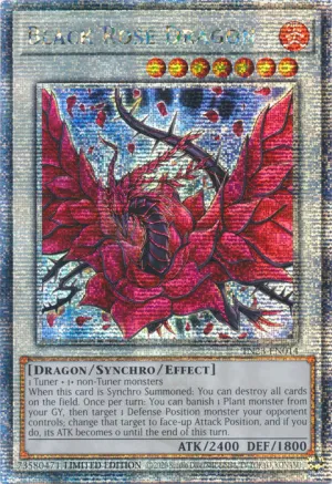 Black Rose Dragon - TN23-EN014 - Quarter Century Secret Rare - Limited Edition