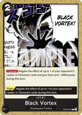 Black Vortex - OP09-097 - Common