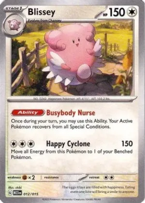 Blissey - 012/015 - McDonald's - Promo