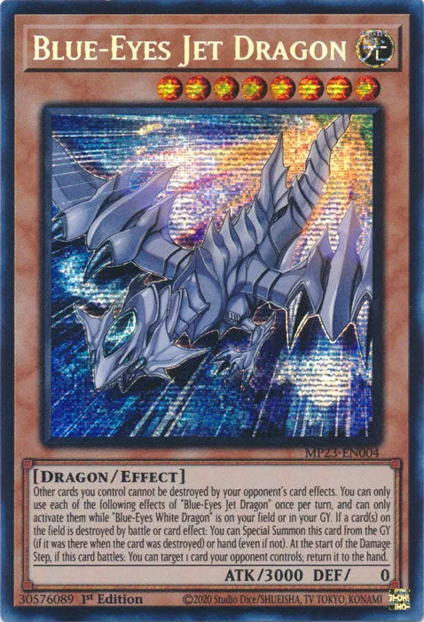 Blue-Eyes Jet Dragon - MP23-EN004 - Prismatic Secret Rare - 1st Edition