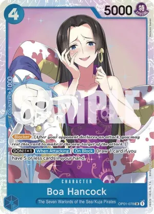 Boa Hancock (OP01-078) (Reprint) - OP01-078 - Super Rare  (No Pencil Mark)