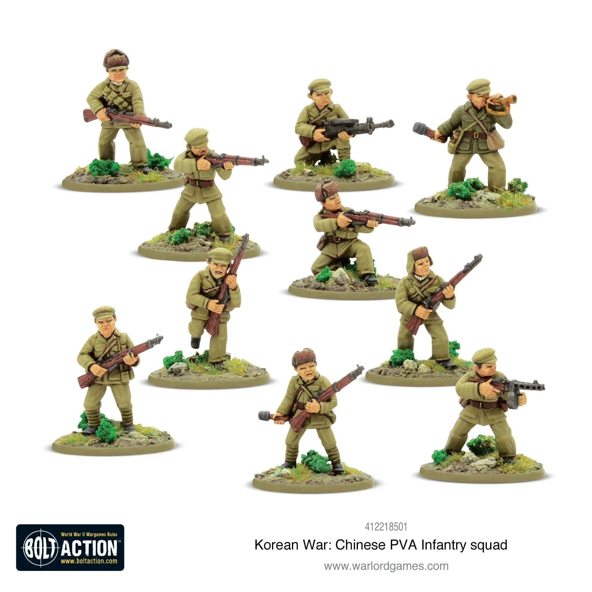 Bolt Action: Korean War - China - PVA Infantry Squad