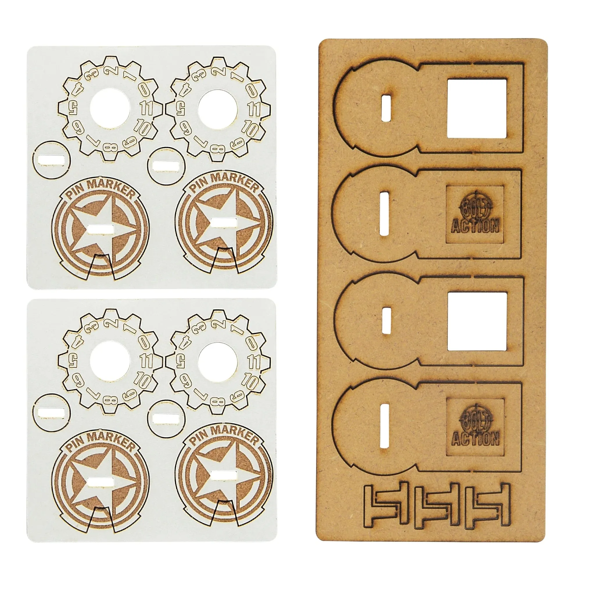 Bolt Action - Unit Pin Markers - USA