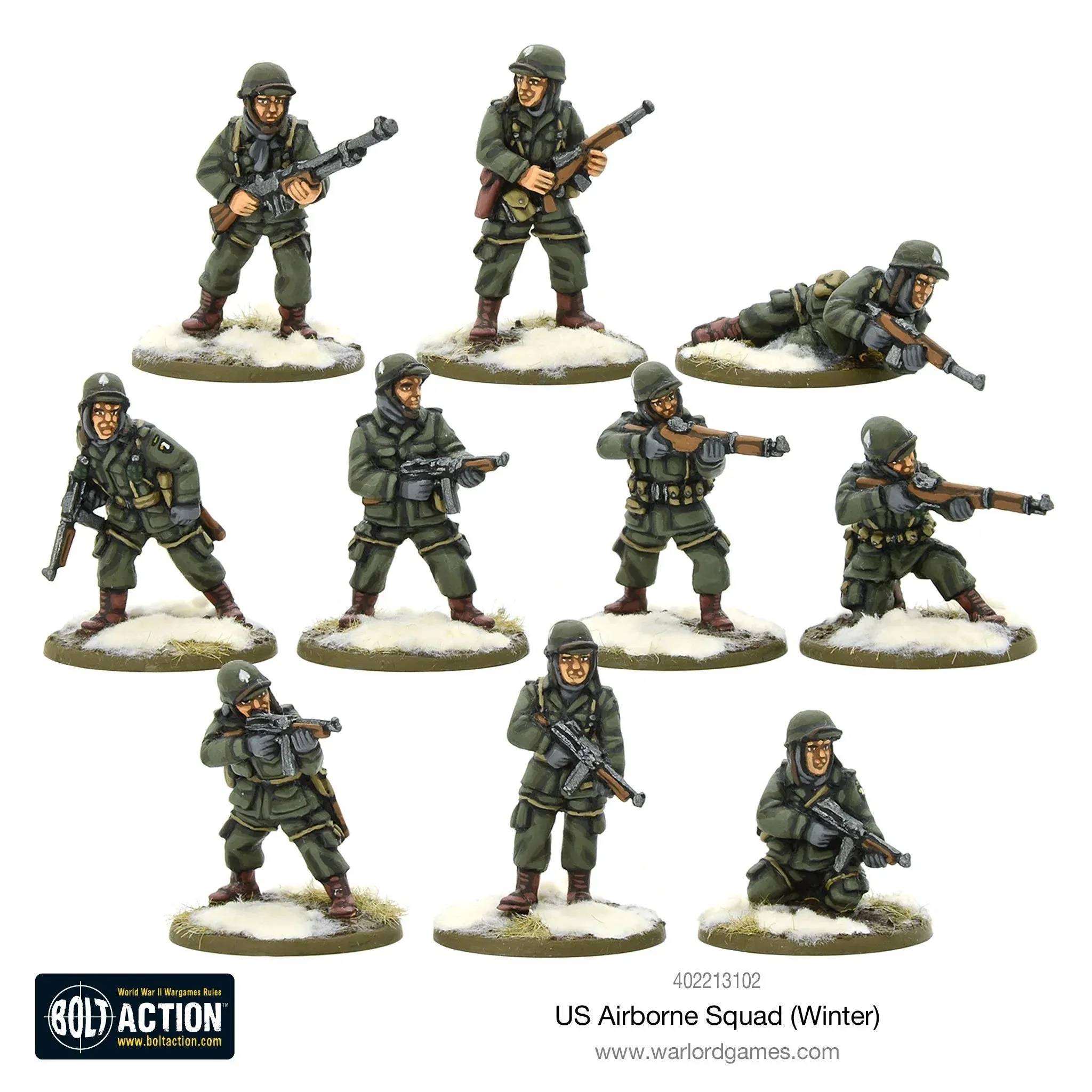 Bolt Action - United States - US Airborne Squad (Winter)