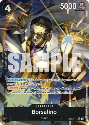 Borsalino (PRB01) (Alternate Art)- OP02-114 - Super Rare