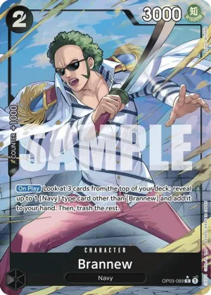 Brannew (PRB01) (Alternate Art) - OP03-089 - Rare