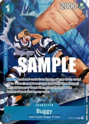 Buggy (Alternate Art) - OP02-058 - Rare