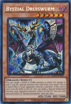 Bystial Druiswurm - MP23-EN159 - Prismatic Secret Rare - 1st Edition