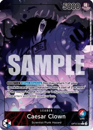 Caesar Clown (002) (Parallel) - OP10-002 - Leader