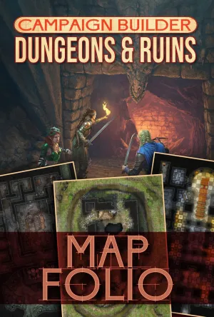 Campaign Builder: Dungeons & Ruins - Map Folio