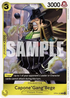 CaponeGangBege (OP04-100) (Reprint) - OP04-100 - Rare  (No Pencil Mark)