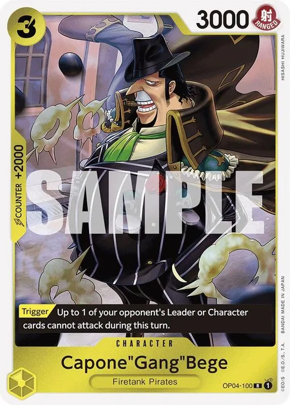 CaponeGangBege (OP04-100) (Reprint) - OP04-100 - Rare  (No Pencil Mark)