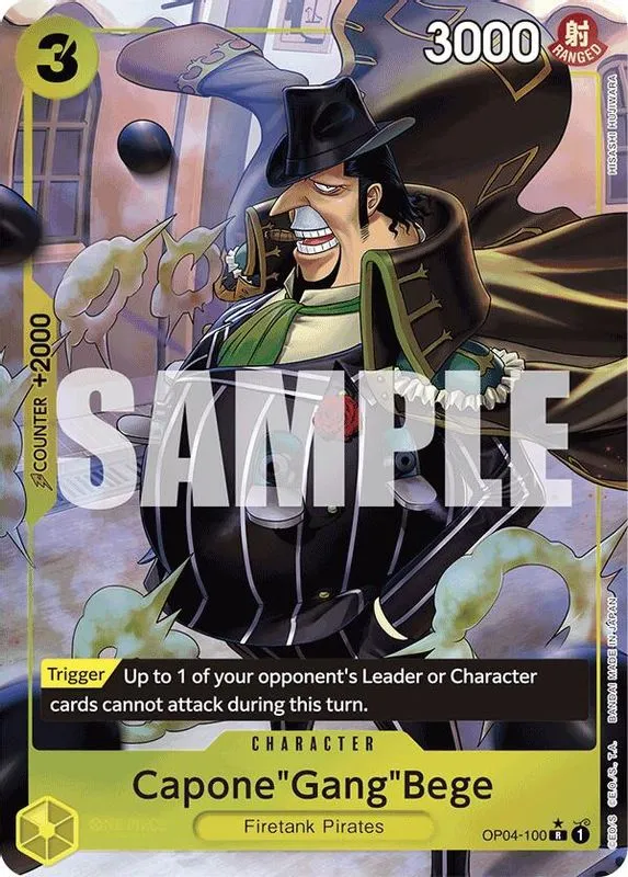 CaponeGangBege (PRB01) (Full Art) - OP04-100 - Rare