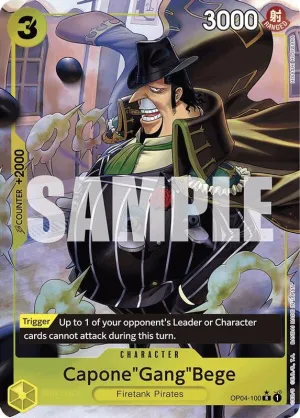 CaponeGangBege (PRB01) (Full Art) - OP04-100 - Rare