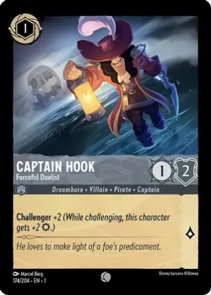Captain Hook (Forceful Duelist) - 174/204 - Common