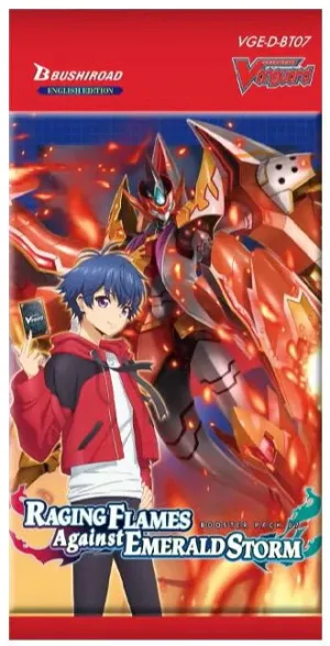 Cardfight!! Vanguard - VGE-D-BT07 - Raging Flames Against Emerald Storm Booster Pack