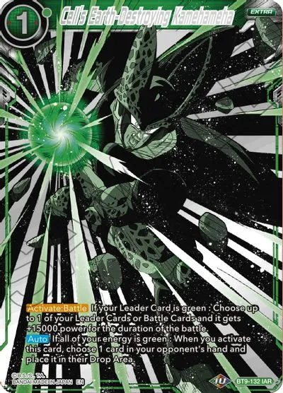Cell's Earth-Destroying Kamehameha - BT9-132 - Iconic Attack Rare
