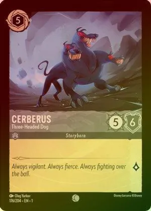 Cerberus (Three-Headed Dog) - 176/204 - Common (Foil)