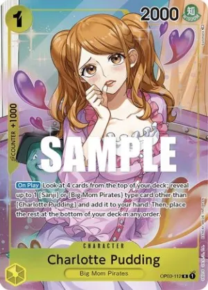 Charlotte Pudding (Alternate Art) - OP03-112 - Rare