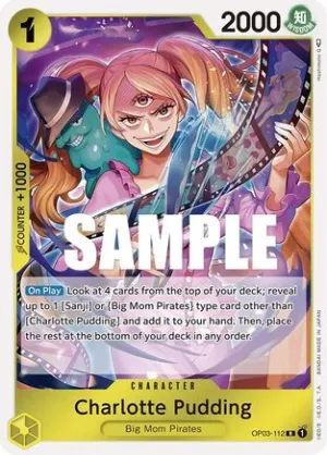 Charlotte Pudding (Foil) - OP03-112 - Rare