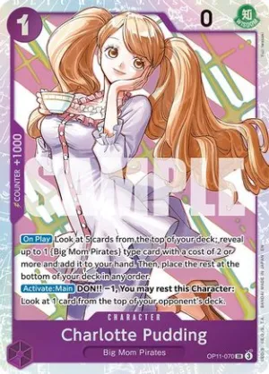 Charlotte Pudding - OP11-070 - Super Rare (Pre-Order)