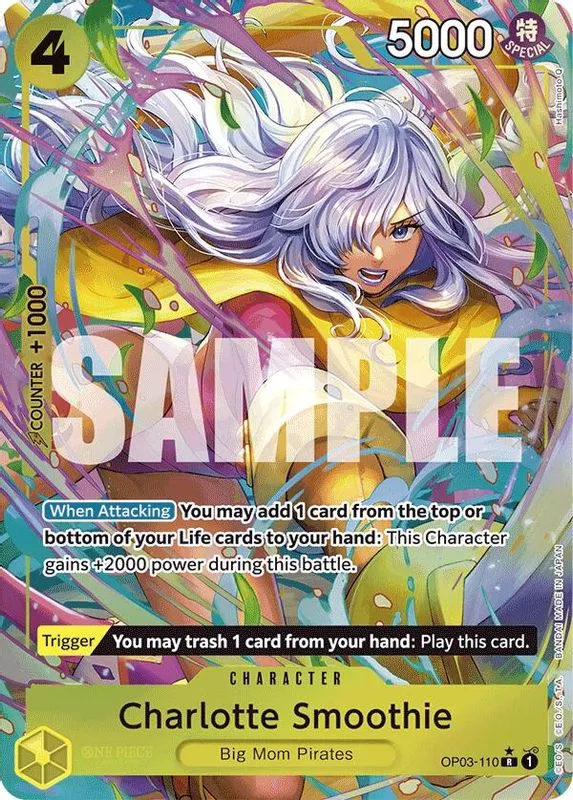 Charlotte Smoothie (PRB01) (Alternate Art) - OP03-110 - Rare